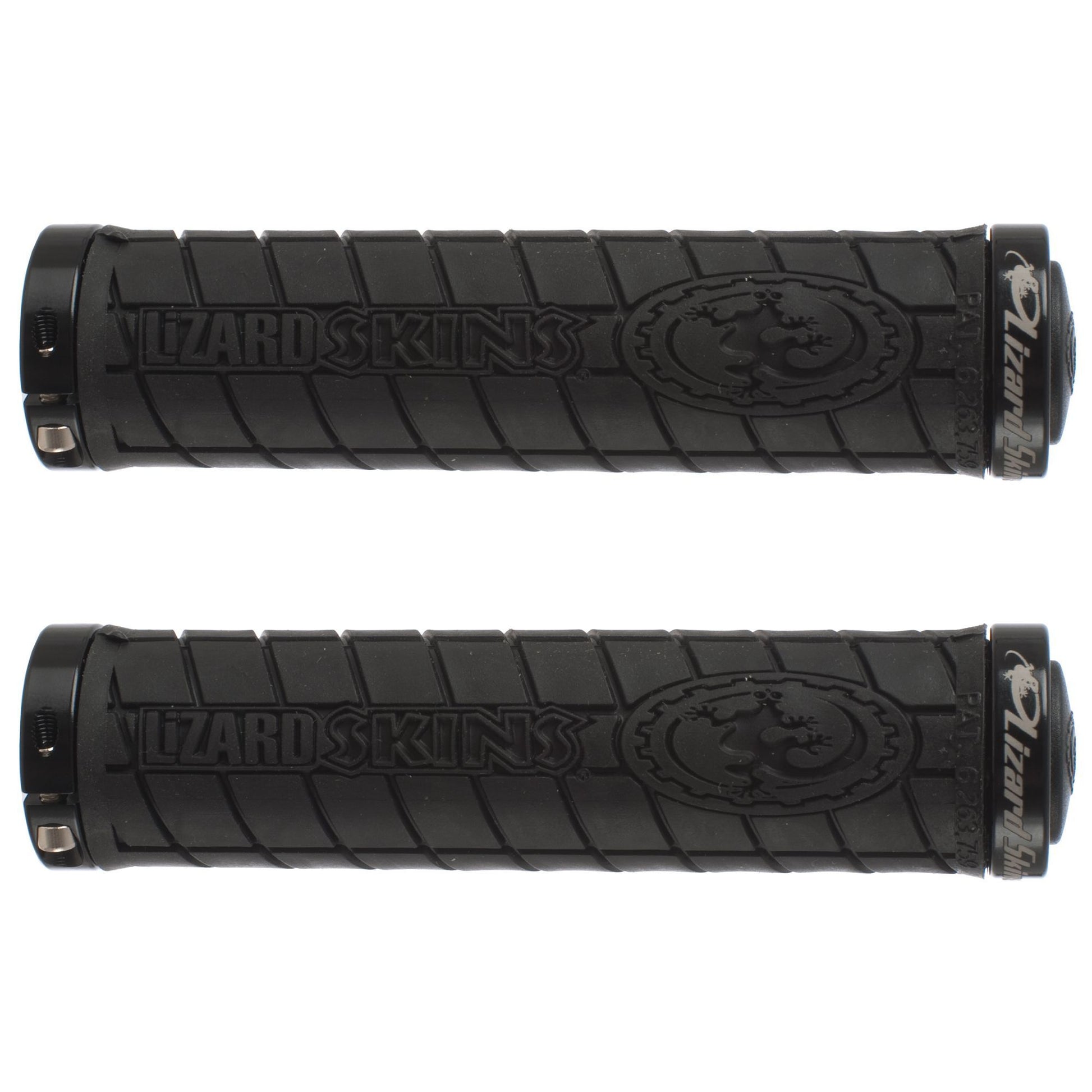 Lizard Skins Logo Lock-On Bonus Pack Grips - Black Black  