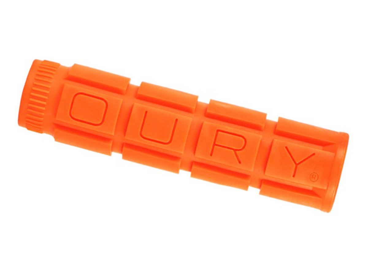 Oury Single Compound V2 Grips - Blaze Orange Blaze Orange  