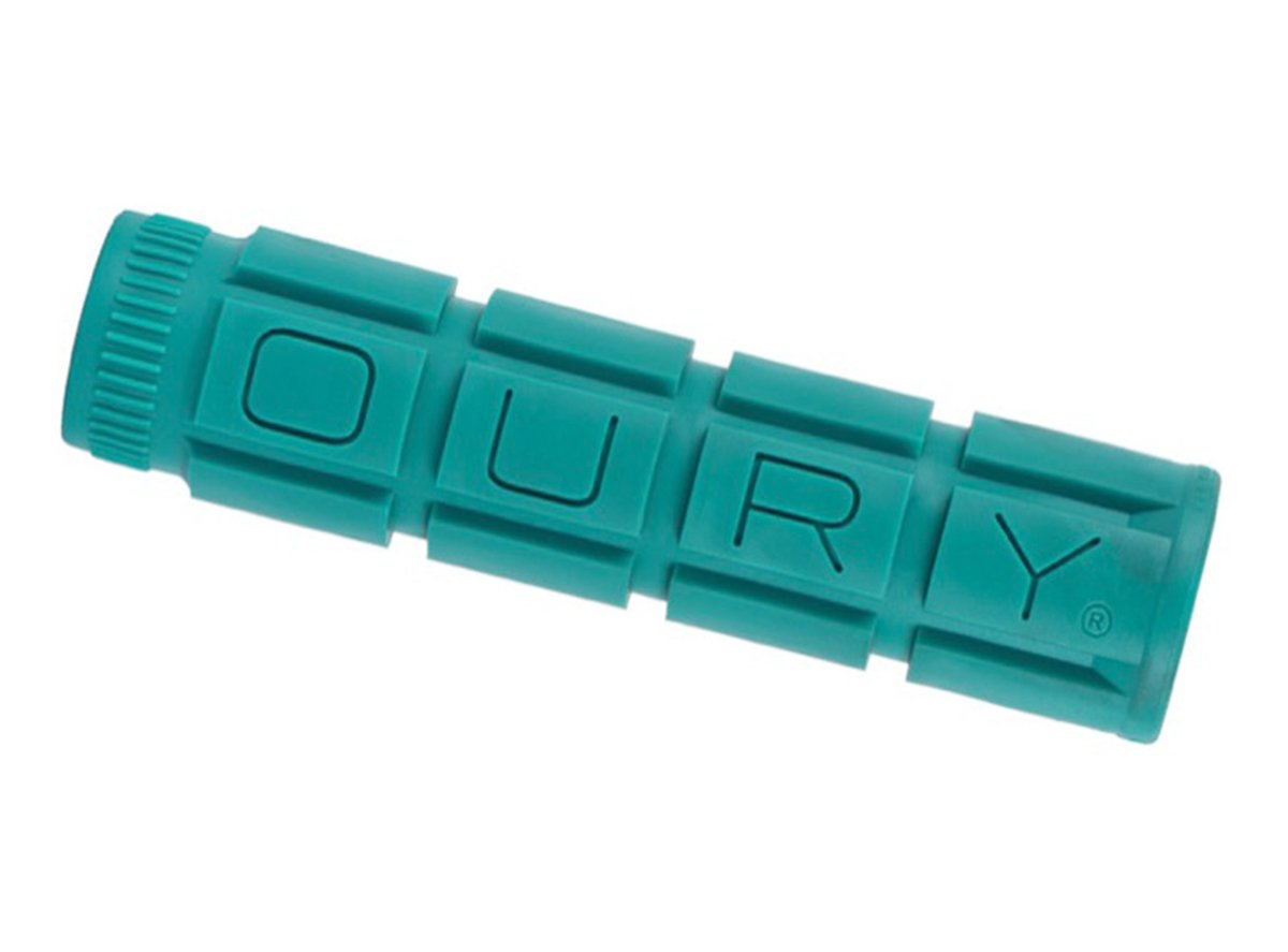 Oury Single Compound V2 Grips - Teal Teal  