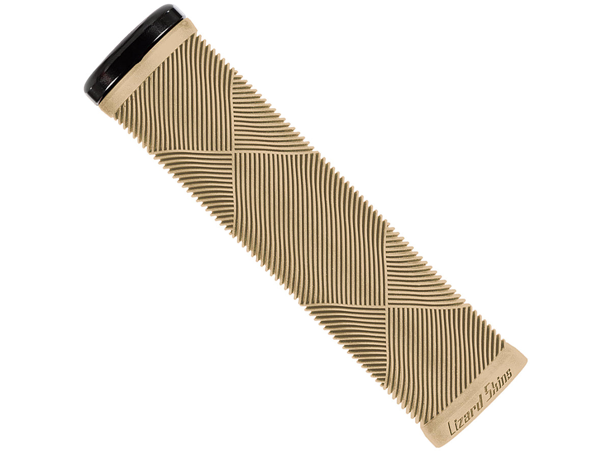 Lizard Skins Strata Lock On MTB Grip - Sand Tan Sand Tan  