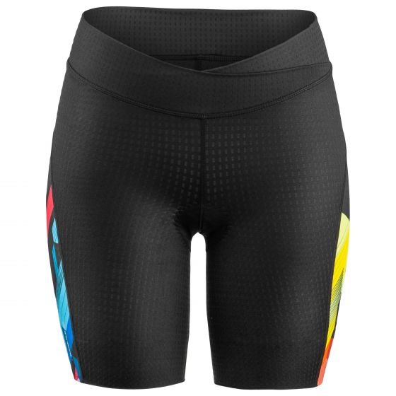 Louis Garneau Vent 8 Tri Short - Womens - Black Multi - 2022 Black Multi X-Small 