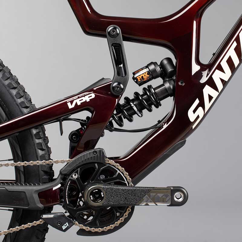 Santa Cruz V10 CC DH S Kit Oxblood 2023 Cambria Bike