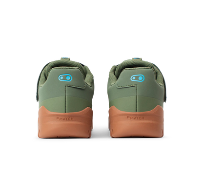 Crank Brothers Mallet E Speedlace MTB Shoe - Green-Blue-Gum