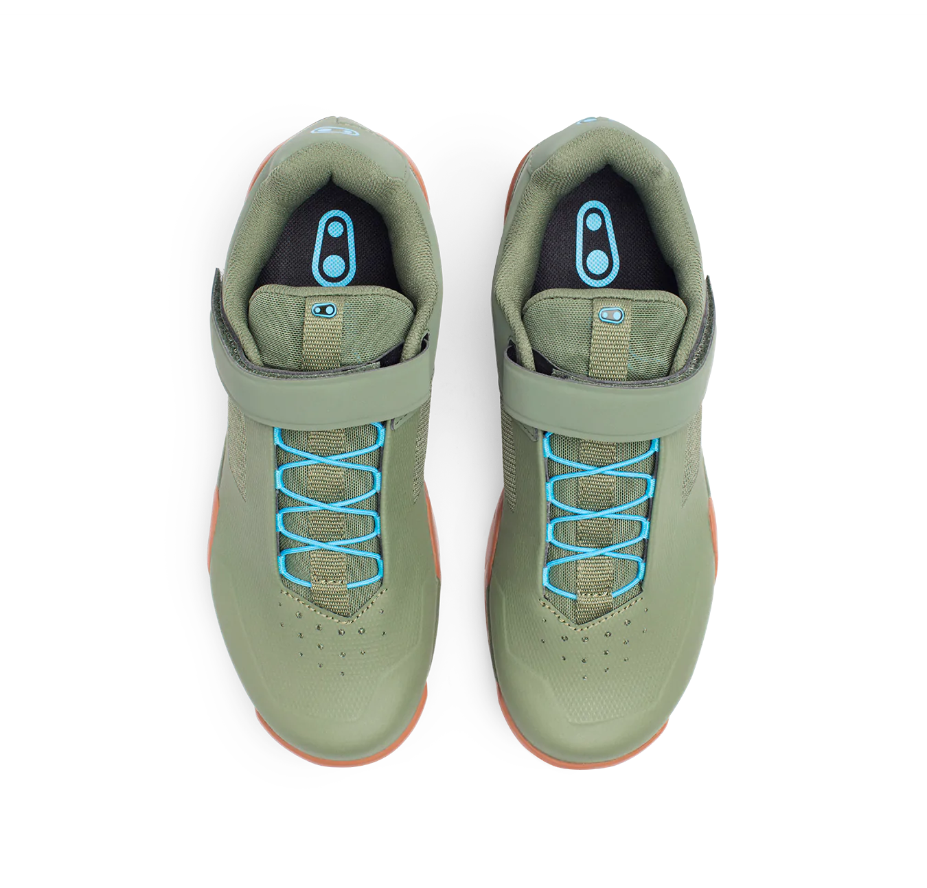 Crank Brothers Mallet E Speedlace MTB Shoe - Green-Blue-Gum