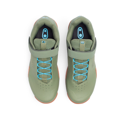 Crank Brothers Mallet E Speedlace MTB Shoe - Green-Blue-Gum