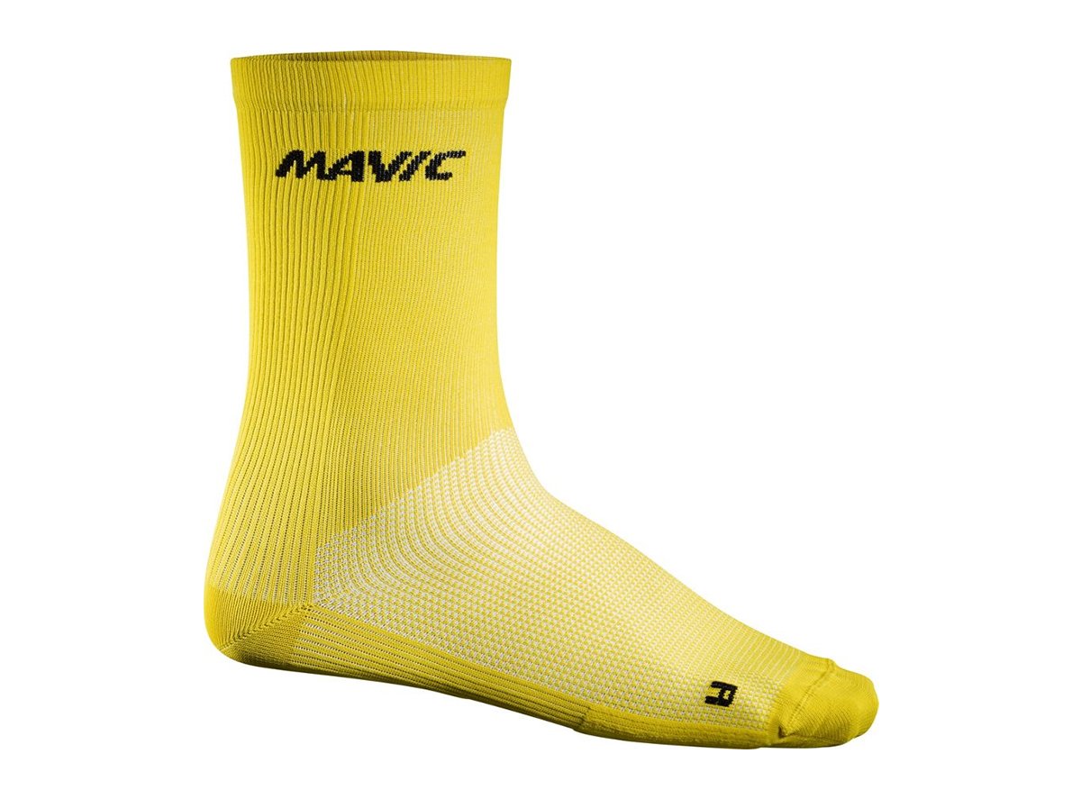 Mavic Cosmic 7" High Sock - Yellow Yellow Small 