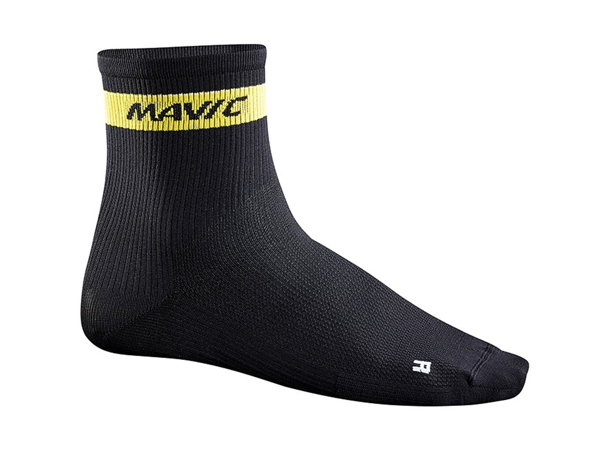 Mavic Cosmic 6" Mid Sock - Black Black Small 