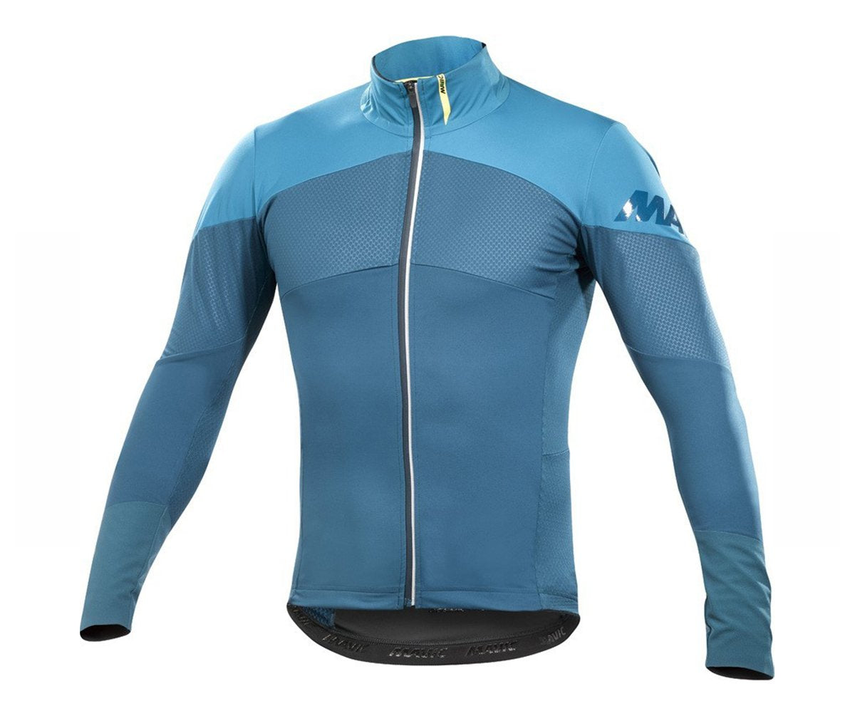 Mavic Cosmic Pro Wind Long Sleeve Road Jersey - Legion Blue-Seaport Legion Blue - Seaport Small 