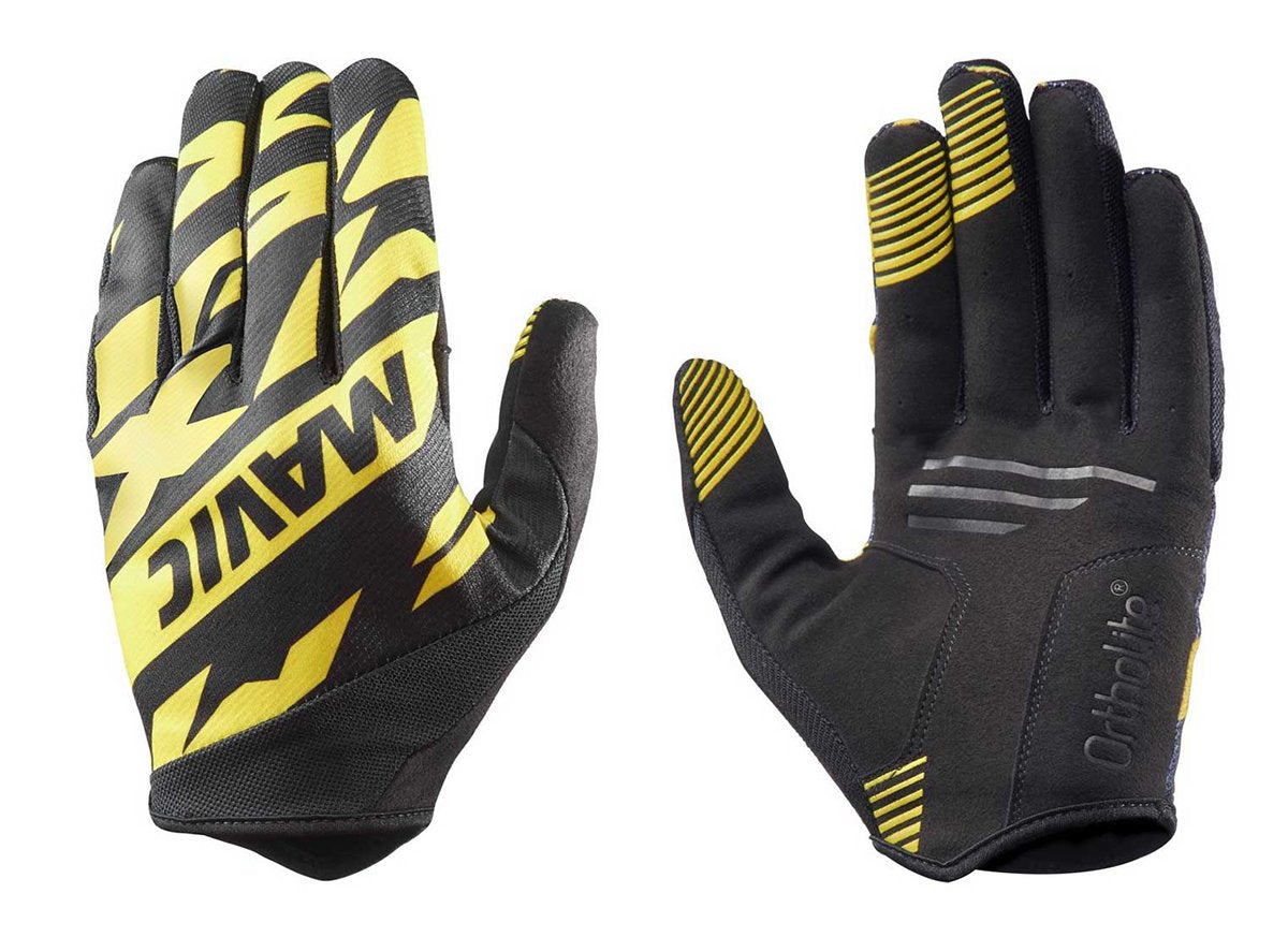 Mavic Deemax Pro MTB Glove - Yellow Mavic-Black Yellow Mavic - Black X-Small 