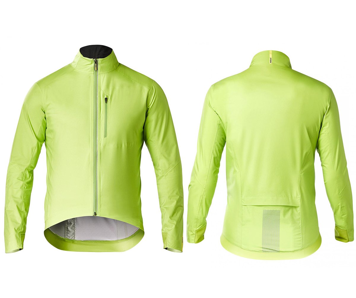 Mavic Essential H2O Cycling Jacket - Lime Green Lime Green Small 