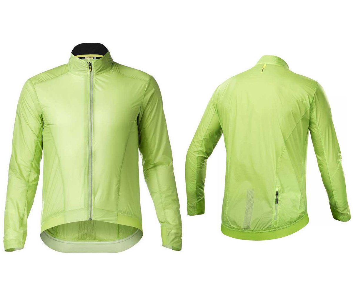 Mavic Essential Wind Cycling Jacket - Lime Green Lime Green Small 