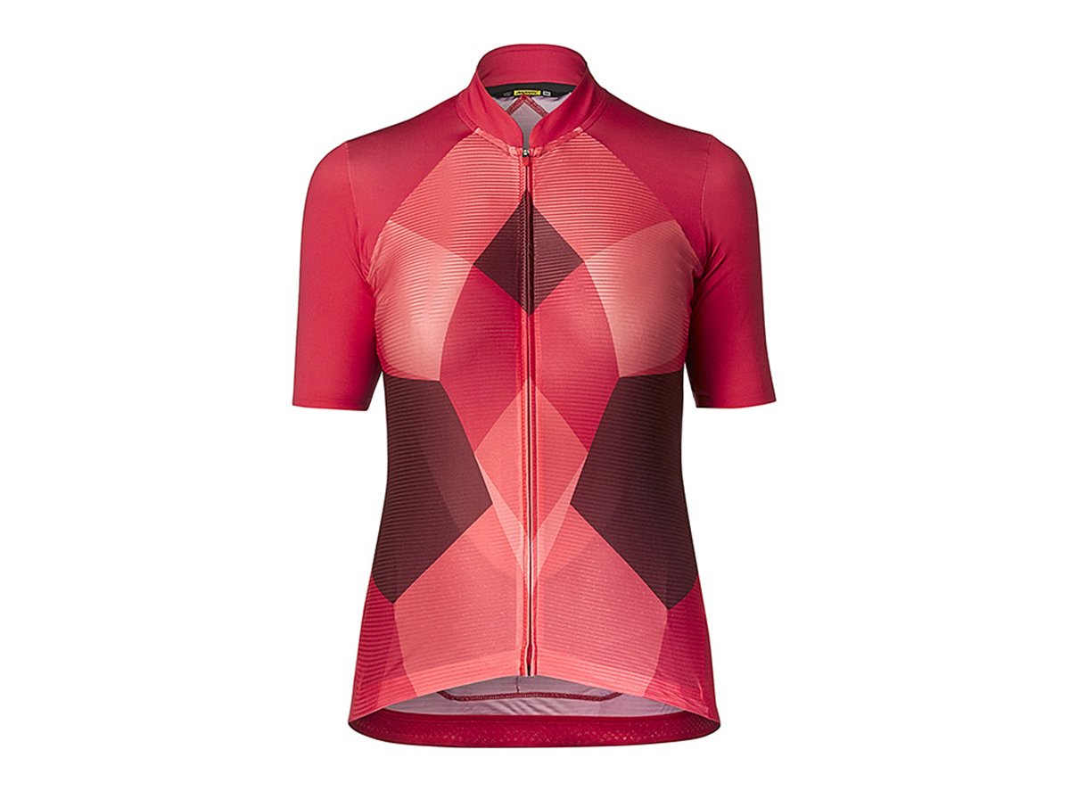 Mavic Sequence Pro Short Sleeve Road Jersey - Womens - Lollipop Red Lollipop Red Small 