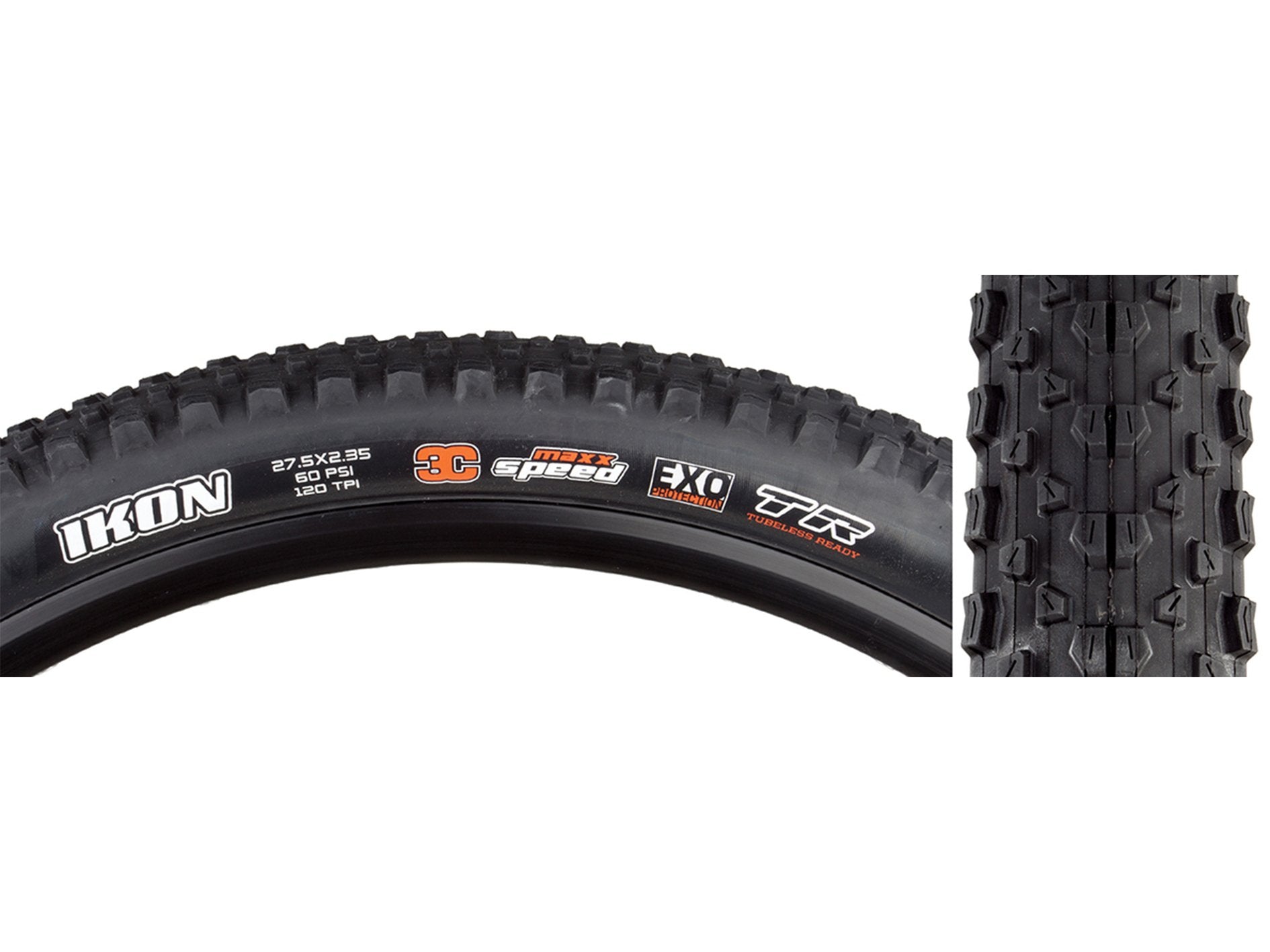 Maxxis Ikon 27.5 Folding MTB Tire EXO Cambria Bike