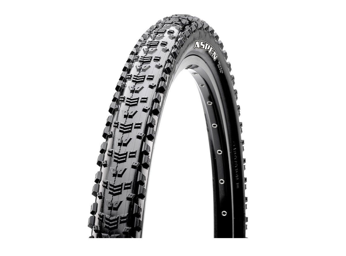 Maxxis Aspen WT 29" Folding MTB Tire - EXO Black 2.4" (WT)Wide Trail - (DC) Dual Compound - 120TPI - (TR) Tubeless Ready - (EXO)EXO Sidewall