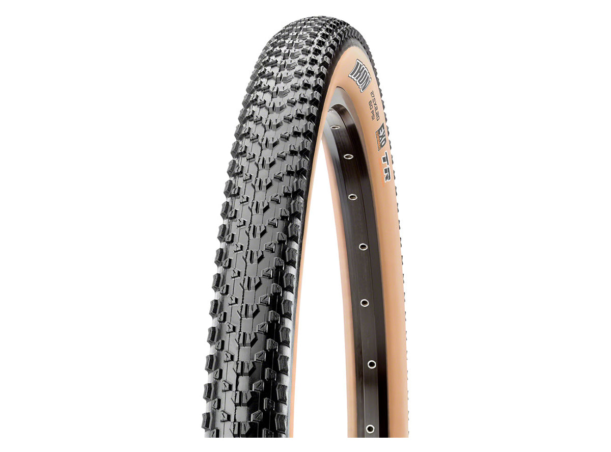 Maxxis Ikon 27.5" Folding MTB Tire - EXO - Dark Tan Wall Black - Dark Tan Wall 2.2" (DC)Dual Compound - (TR)Tubeless Ready - (EXO)EXO Sidewall - 60TPI