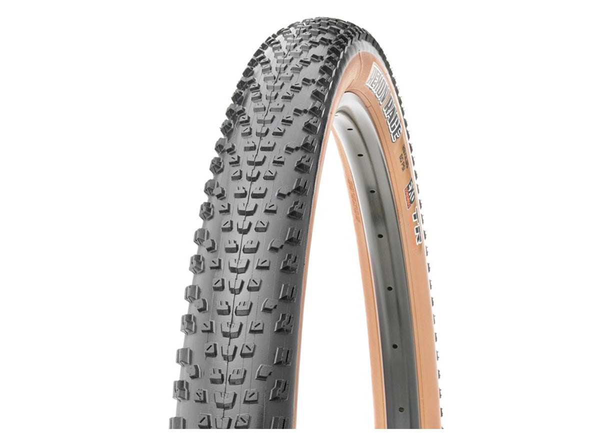 Maxxis Rekon Race 29" Folding MTB Tire - EXO - Dark Tan Wall Black - Dark Tan Wall 2.35" (DC)Dual Compound - (TR)Tubeless Ready - (EXO)EXO Sidewall - 60TPI