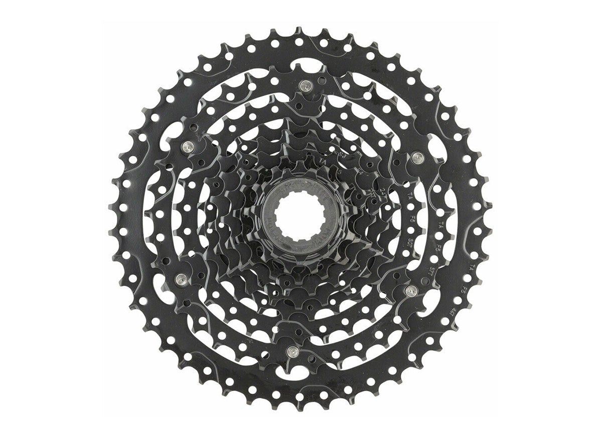 Microshift Advent Cassette 9 Spd Steel MTB Cassette Black 11-46t 