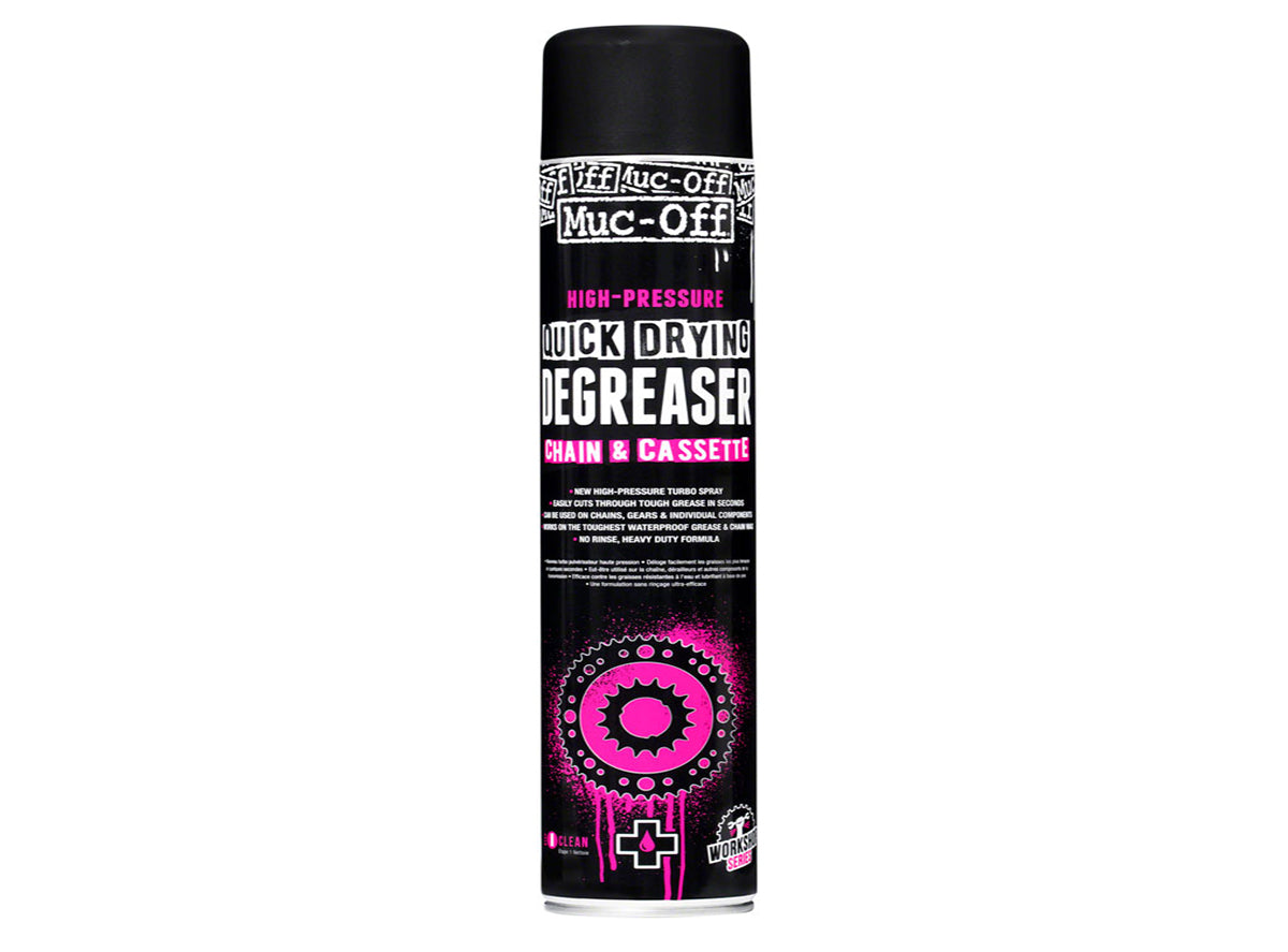 Muc-Off High Pressure Quick Drying Chain Degreaser Black - Pink 750ml Aerosol 