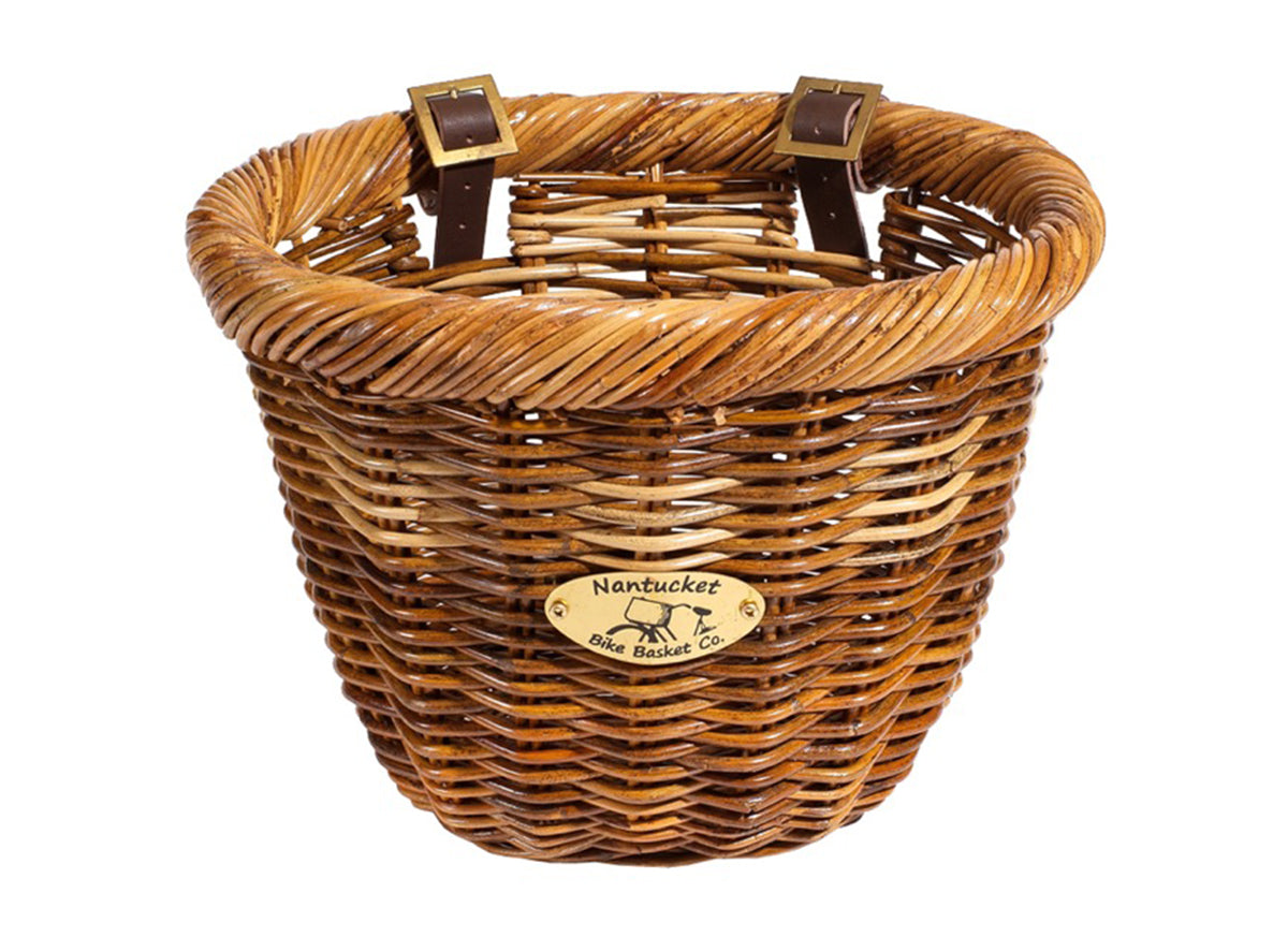 Nantucket Cisco Front Basket - Honey Honey Oval Shape 