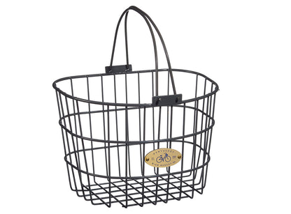 Nantucket Surfside Adult Wire D Handlebar Basket - Black