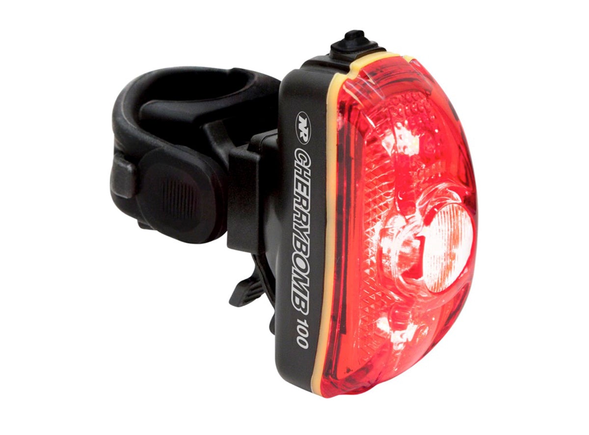 NiteRider Cherrybomb 100 Rear Light - Red-Black Red - Black  