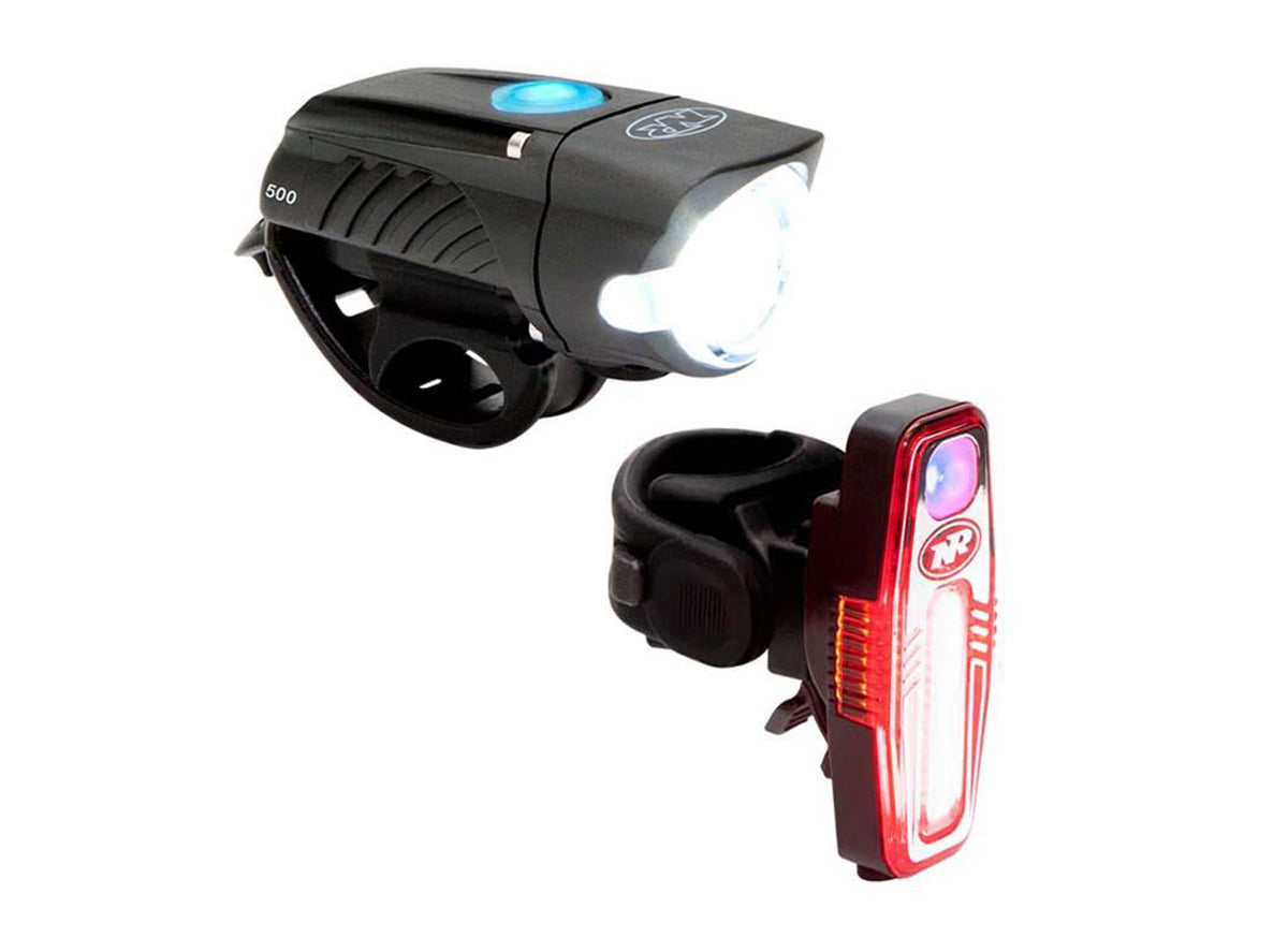 NiteRider Swift 500/Sabre 110 Light Set Black - Red  