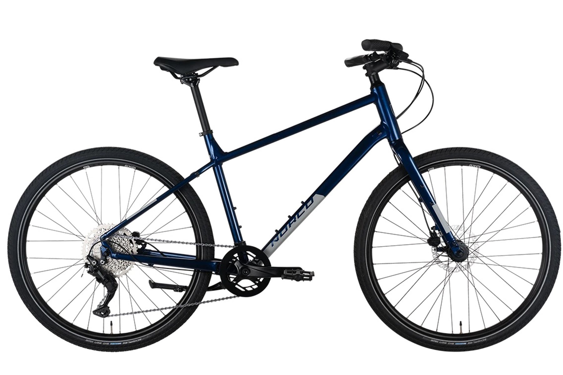 Norco Indie 1 27.5 City Bike - Blue-Silver - 2022 - Cambria Bike