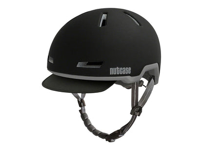 Nutcase Tracer Midnight Matt Street Helmet - Black Black Small 
