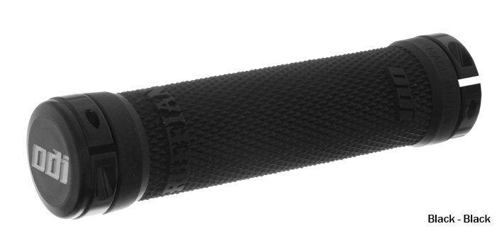 ODI Ruffian Lock-On Bonus Pack Grips - Black Black  