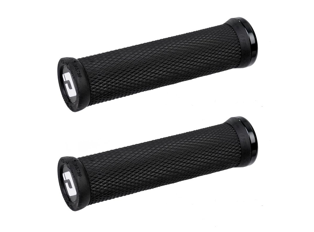 ODI Elite Motion Lock-On Grips - Black Black Black Clamp 