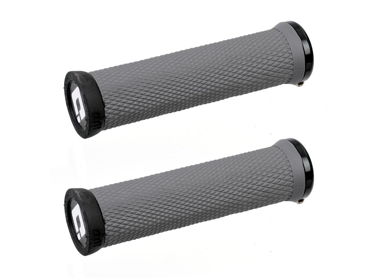 ODI Elite Motion Lock-On Grips - Graphite Graphite Black Clamp 