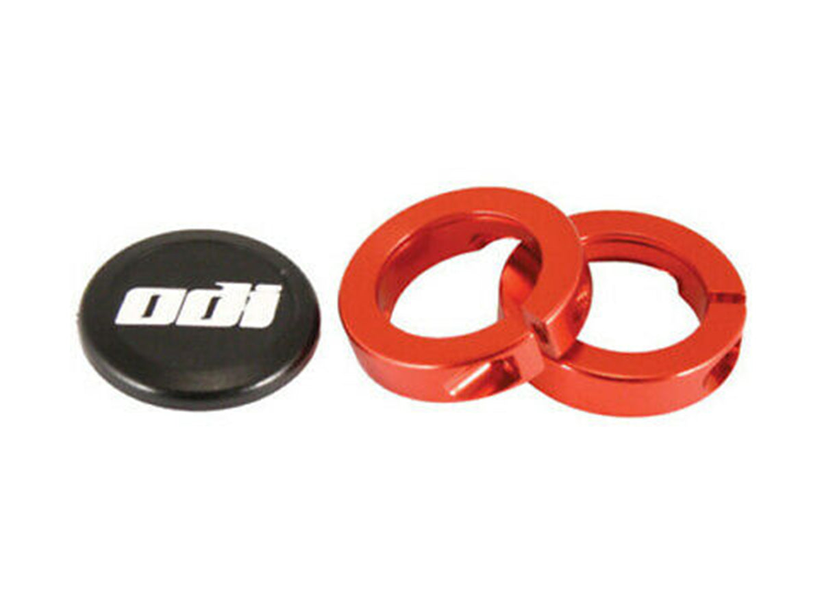 ODI Lock-Jaw Clamps & Snap Caps - Orange Orange  