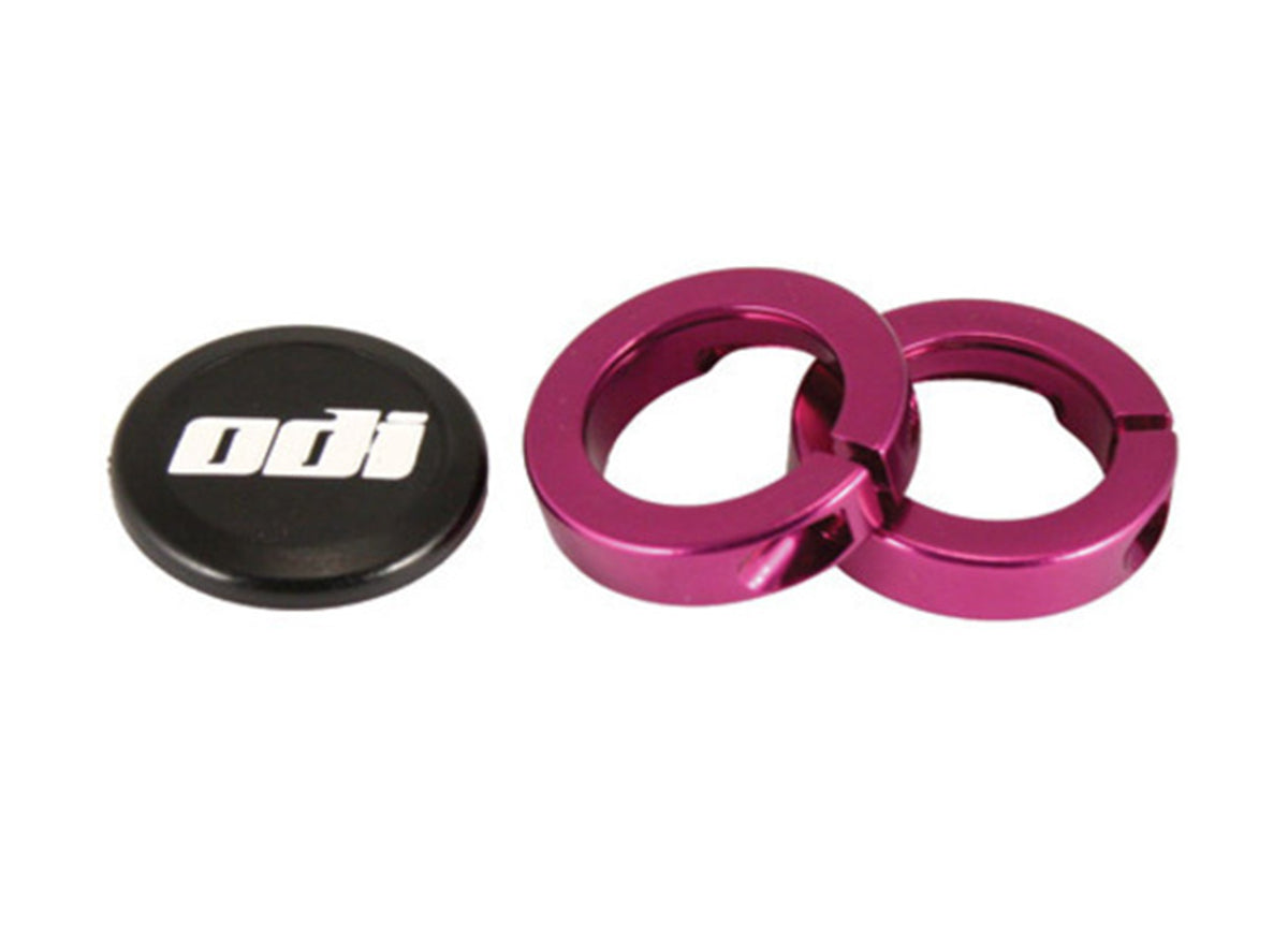 ODI Lock-Jaw Clamps & Snap Caps - Purple Purple  