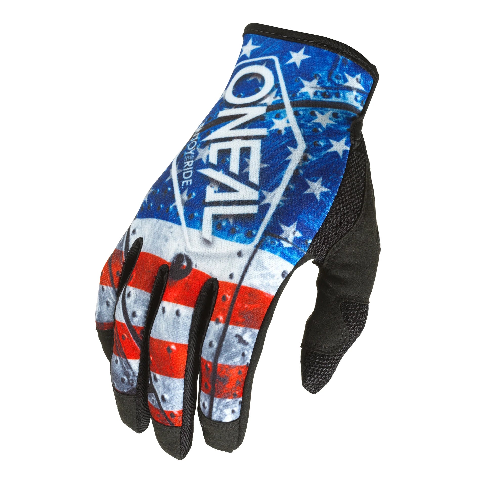 O'Neal Mayhem MTB Glove - USA - Red-White-Blue Red - White - Blue Small 