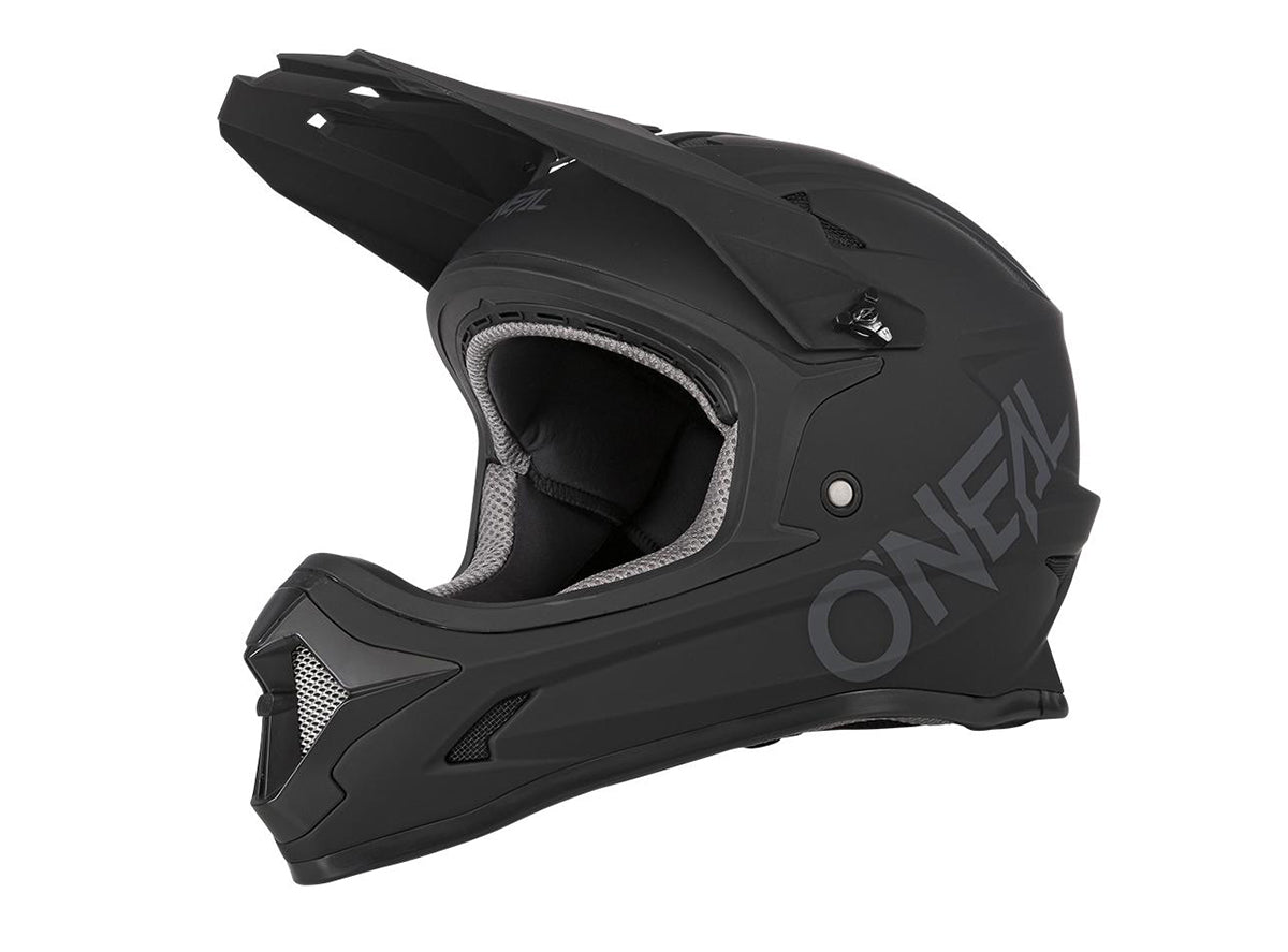 O'Neal Sonus Full Face Helmet - Solid Black Solid Black Small 