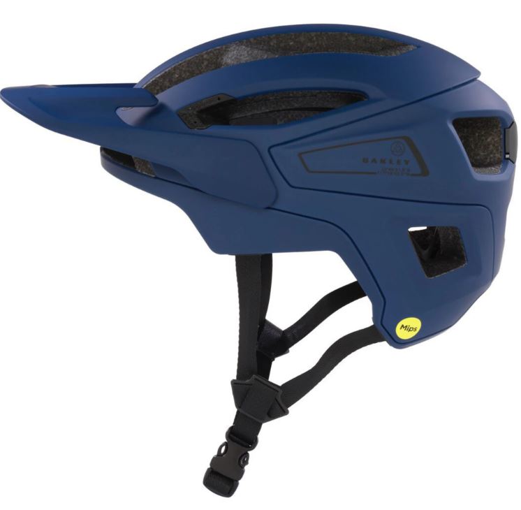 Oakley DRT3 MTB Helmet - Poseidon Blue-Brushed Metal - 2022 Poseidon Blue - Brushed Metal Small 