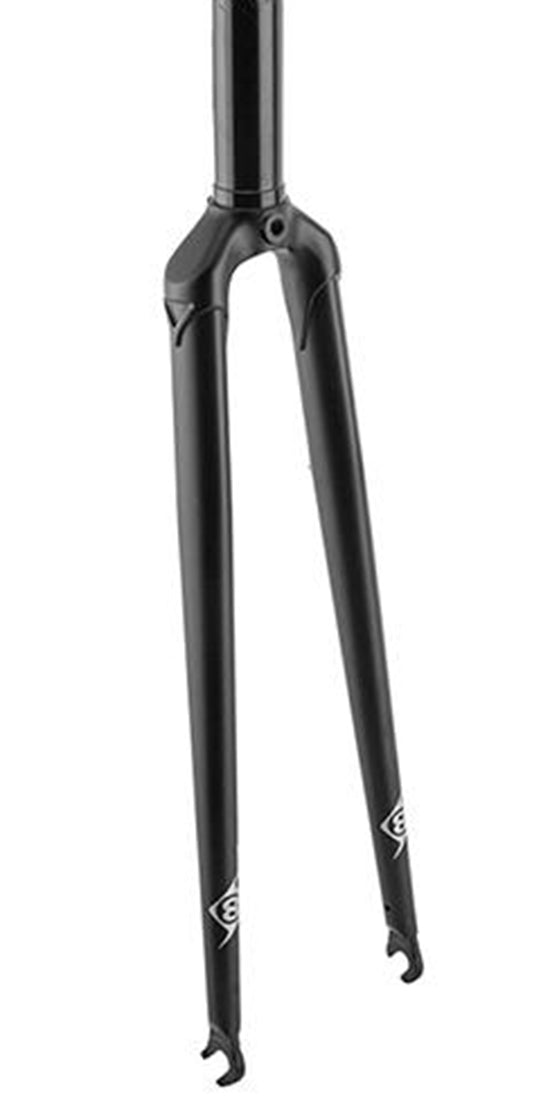 Origin 8 Cro-Mo Lite II 700c Road Fork - Black Black 1.1/8" 39mm Brake Reach