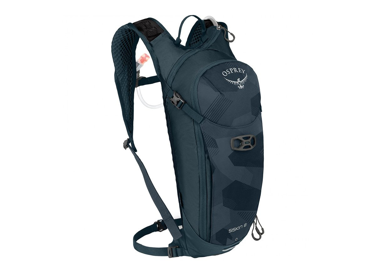 Osprey Siskin 8 Hydration Backpack - Slate Blue Slate Blue 2.5L Hydraulics LT Reservoir 