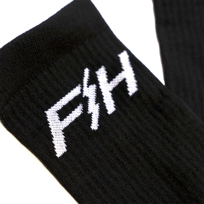 Fasthouse Outland Sock - Youth - Heather Charcoal