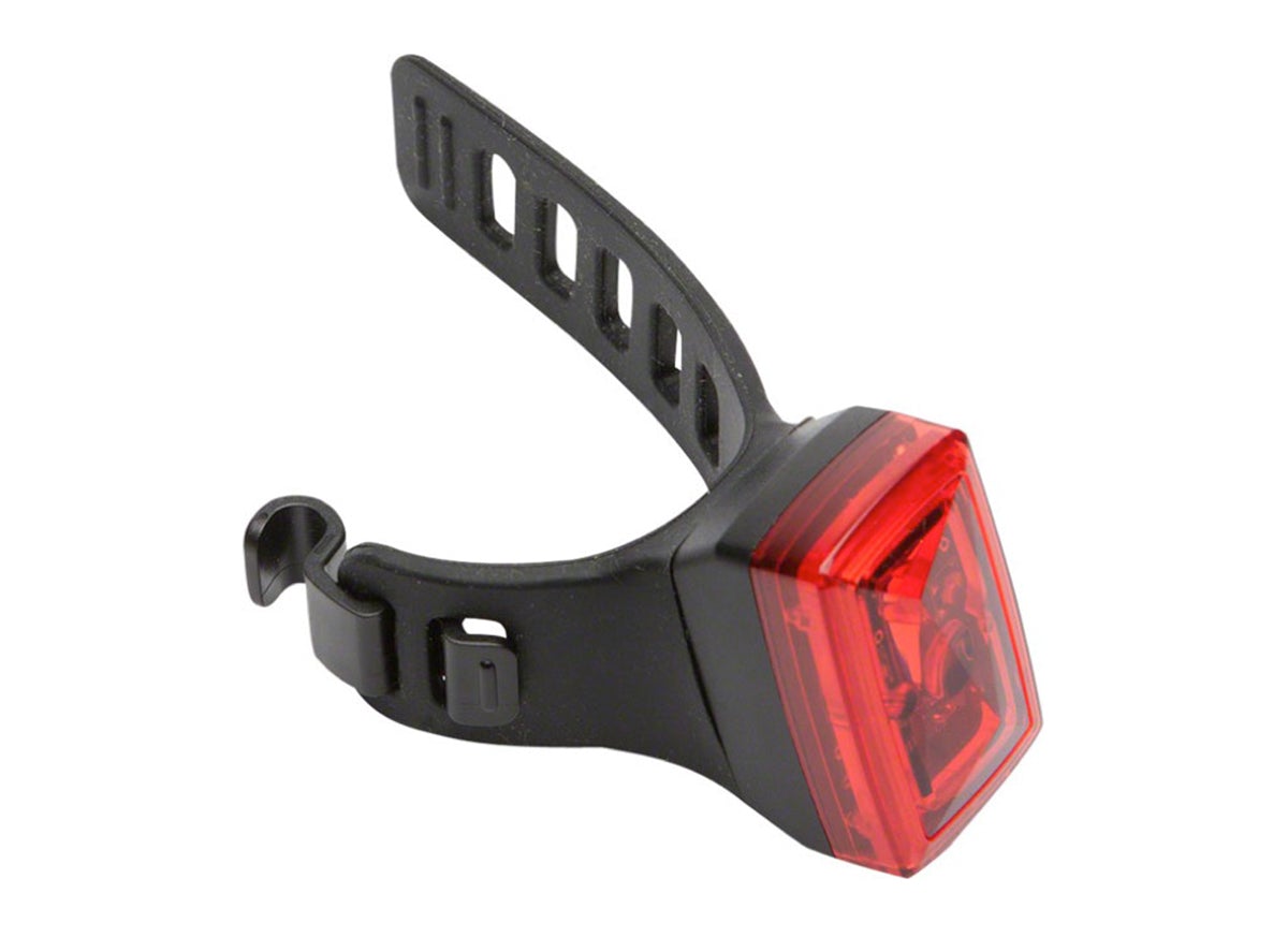 PDW Asteroid Tail Light - Black-Red Black - Red  