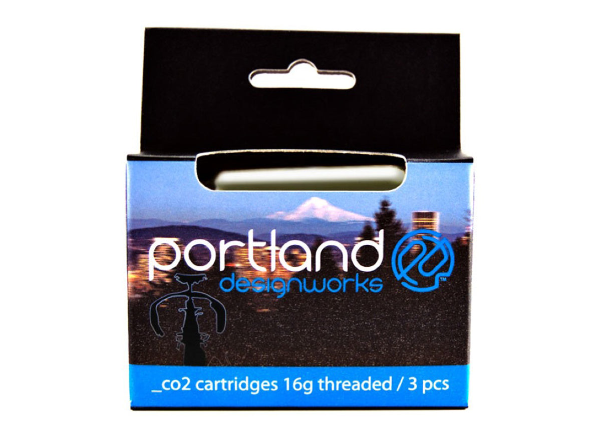 Portland Design Works CO2 3-Pack - Size: 16g Threaded