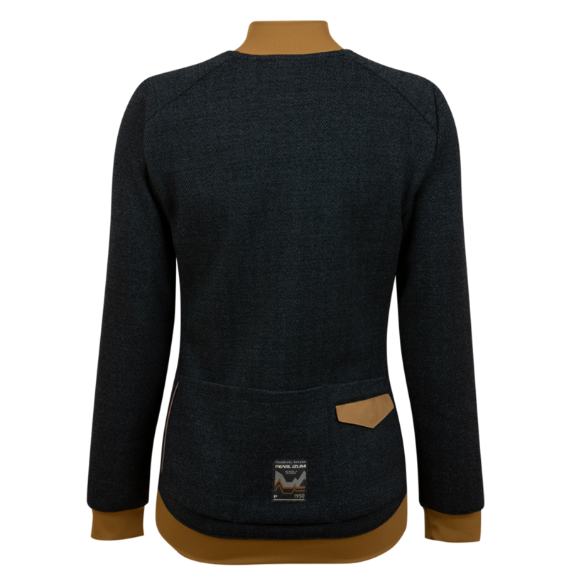 Pearl Izumi Expedition Thermal Long Sleeve Cycling Jersey - Womens - Dark Ink-Toffee