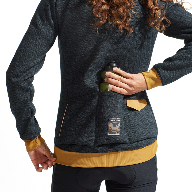 Pearl Izumi Expedition Thermal Long Sleeve Cycling Jersey - Womens - Dark Ink-Toffee