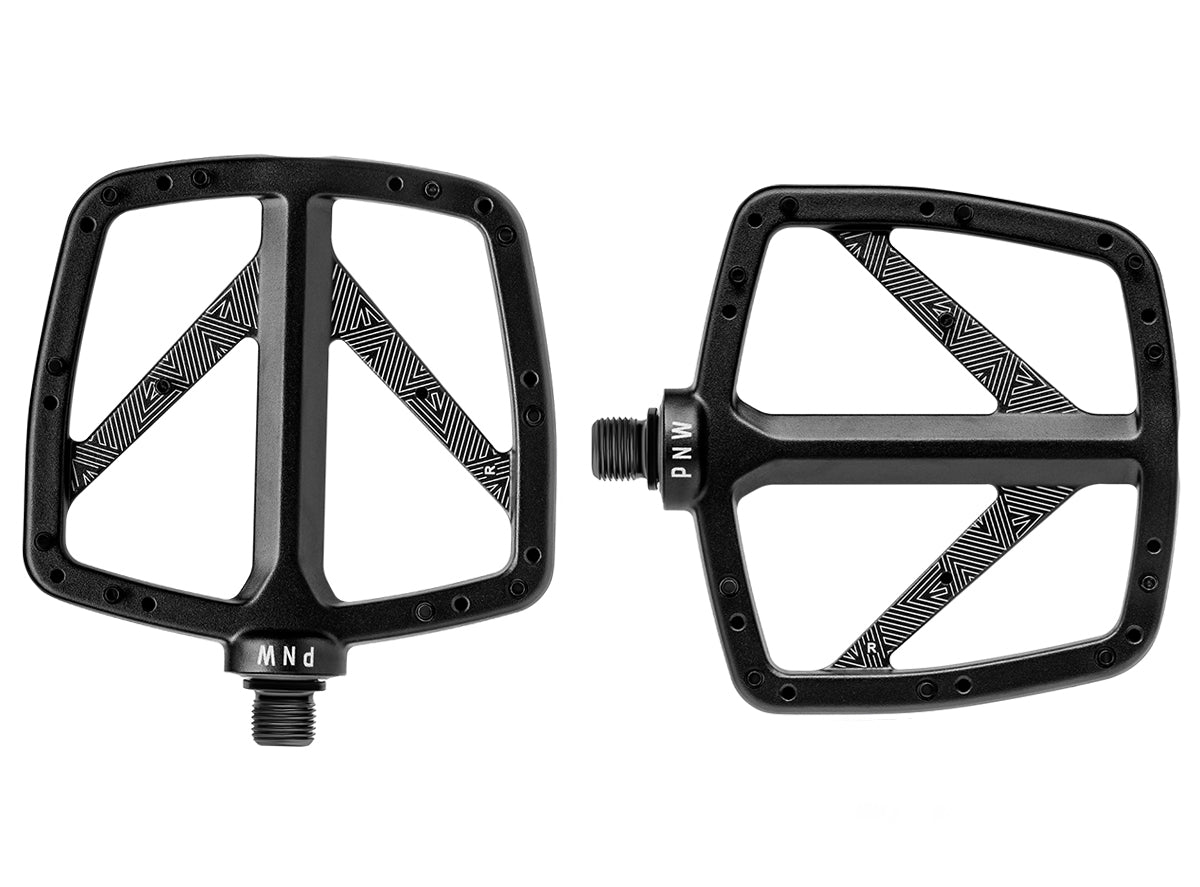 PNW Loam Alloy Flat Pedal - Black Out Black Out  