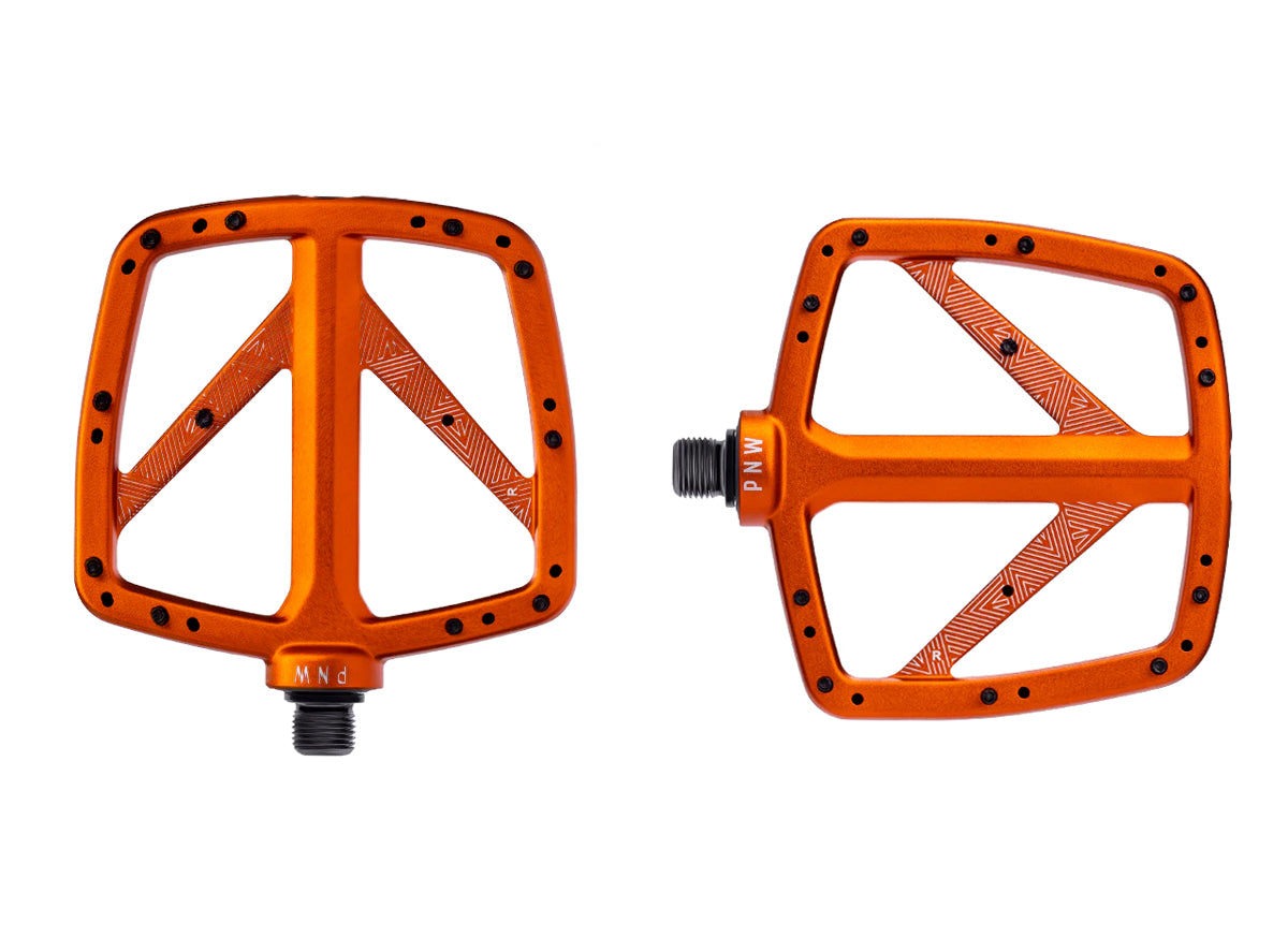 PNW Loam Alloy Flat Pedal - Blood Orange Blood Orange  