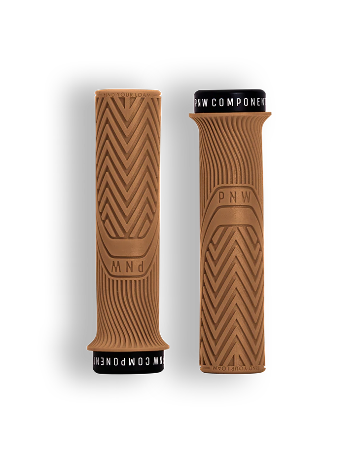 PNW Loam MTB Lock-On Grips - Peanut Butter Peanut Butter  