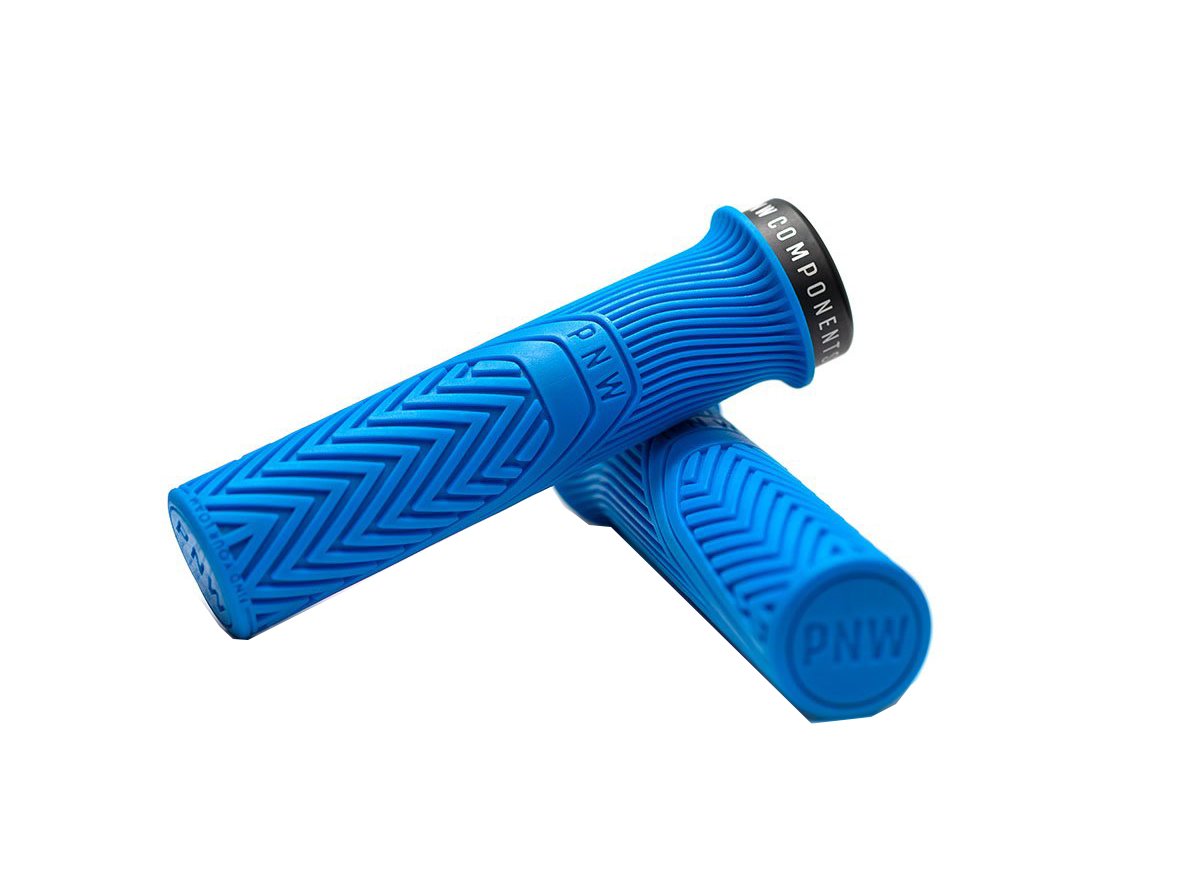 PNW Loam MTB Lock-On Grips - Pacific Blue Pacific Blue  