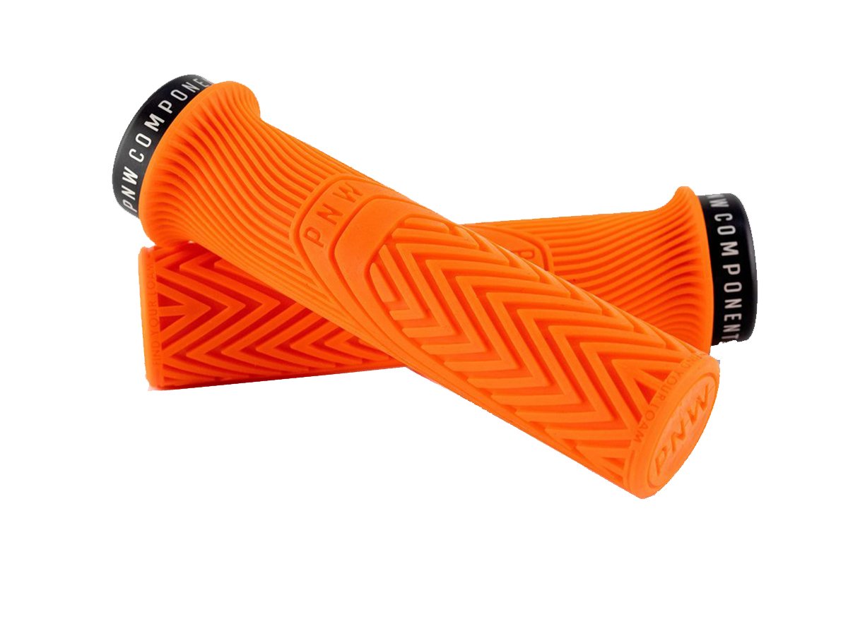 PNW Loam MTB Lock-On Grips - Safety Orange Safety Orange  