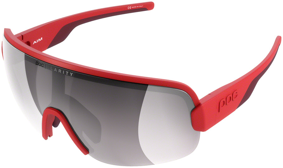 POC Aim Sunglasses - Prismane Red Prismane Red Violet - Silver Mirror Lens 