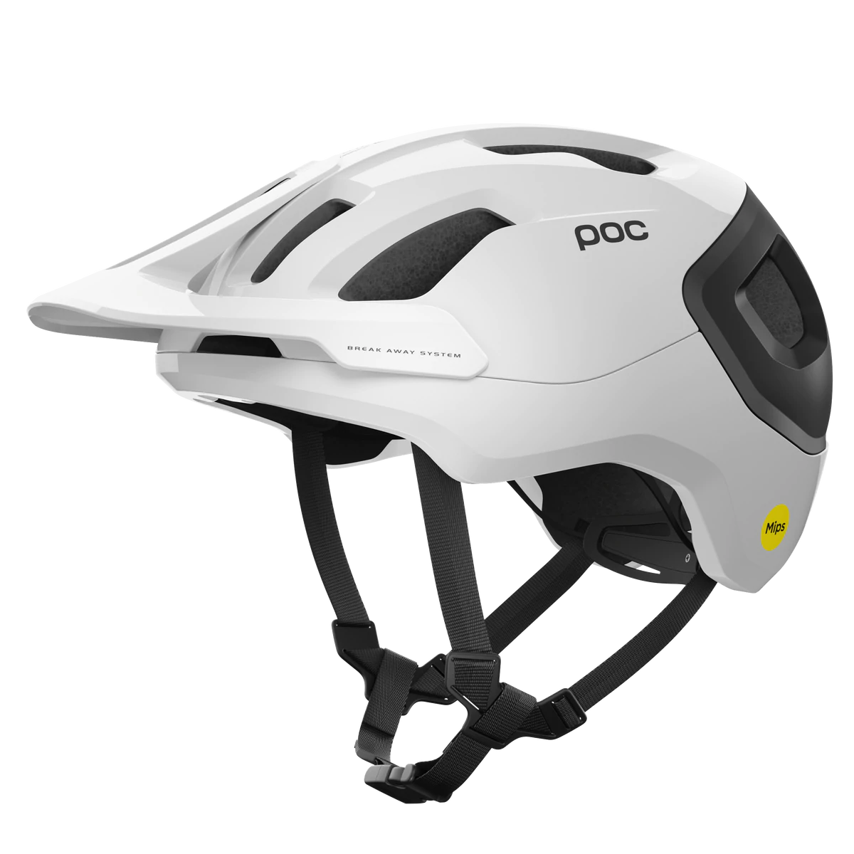 POC Axion Race MIPS MTB Helmet - Hydrogen White-Uranium Black Matt Hydrogen White - Uranium Black Matt X-Small 